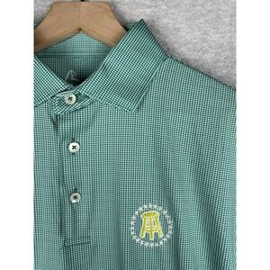 Rhoback Green Checkered Polo Shirt